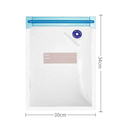 Kitchlab Reusable Vacuum Storage Bags with Hand Pump