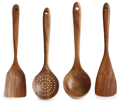 Kitchlab™ Teak Wooden Utensil Set